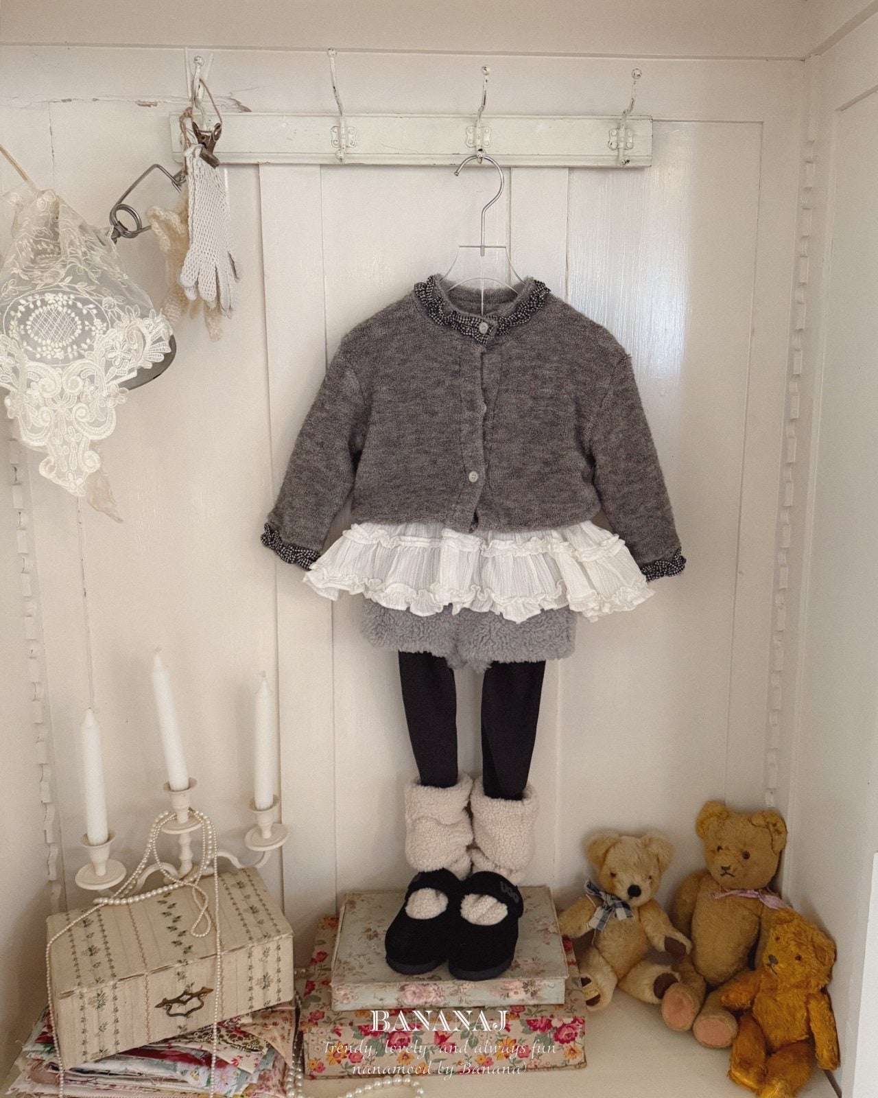 BANANAJ / Ruffle Frill Tee🕊️お取り寄せ