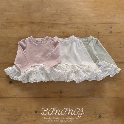 BANANAJ / Ruffle Frill Tee🕊️お取り寄せ