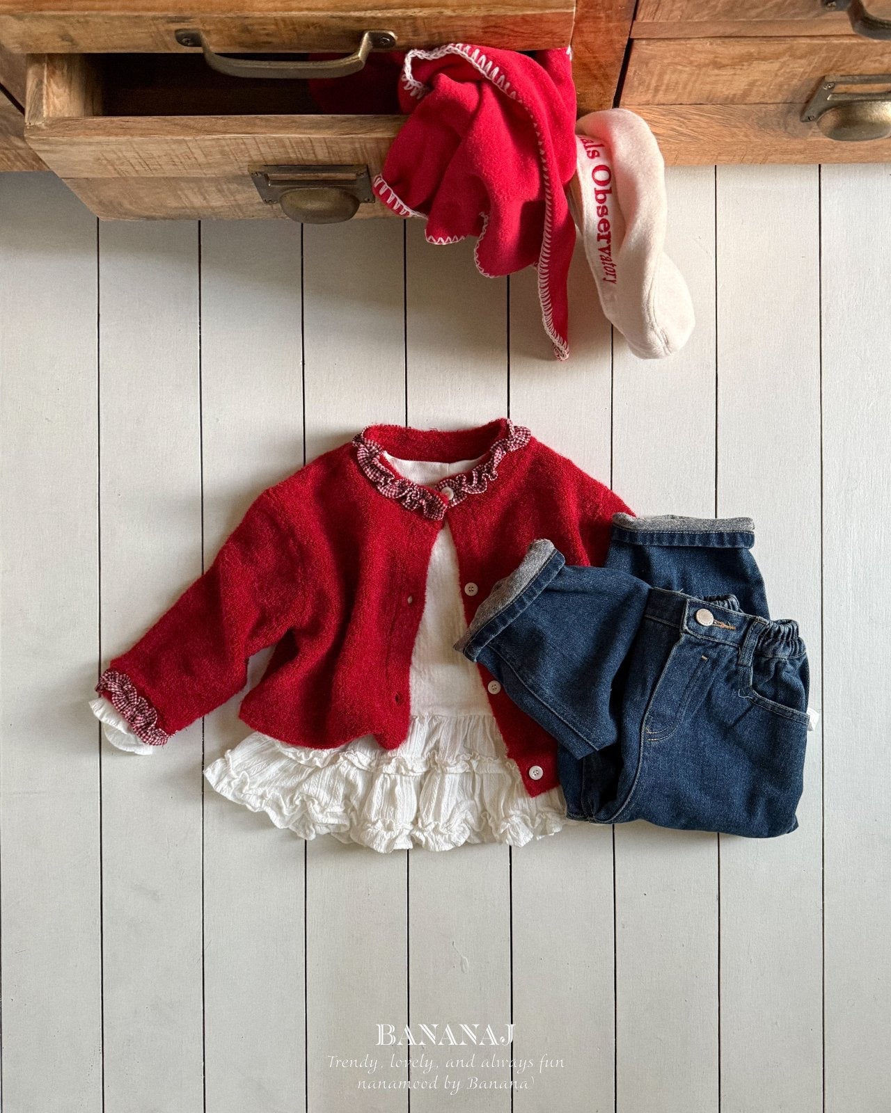 BANANAJ / Ruffle Frill Tee🕊️お取り寄せ