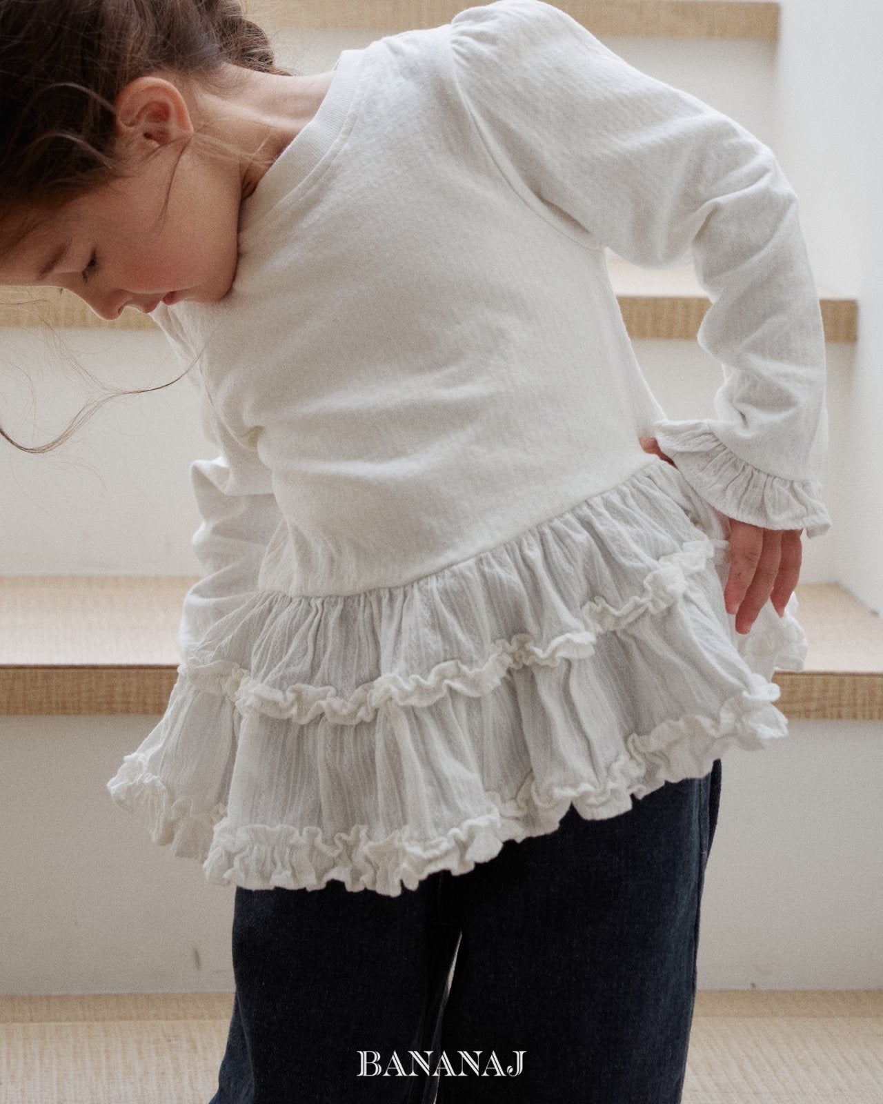BANANAJ / Ruffle Frill Tee🕊️お取り寄せ