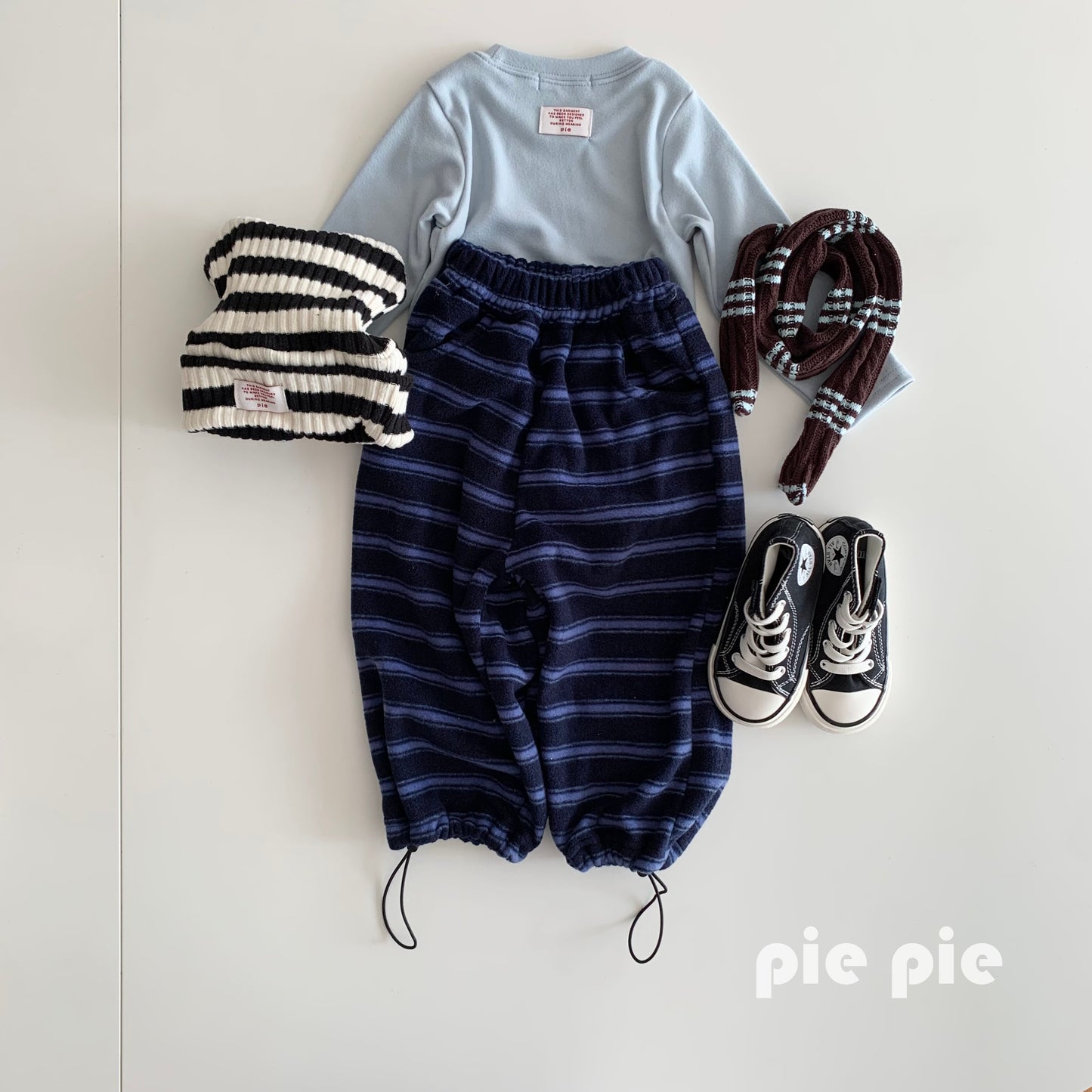 PIE❄︎Border Fleece Jogger Pants🕊️お取り寄せ