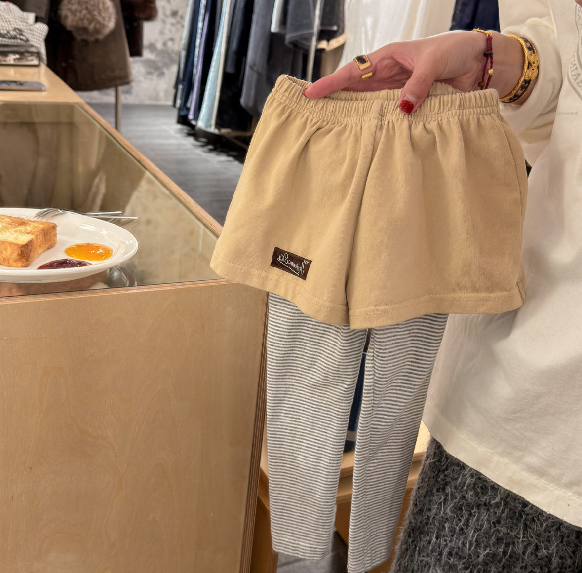 CORORO closet / 2025aw / Layered Shorts & Border Leggings 🕊️取寄