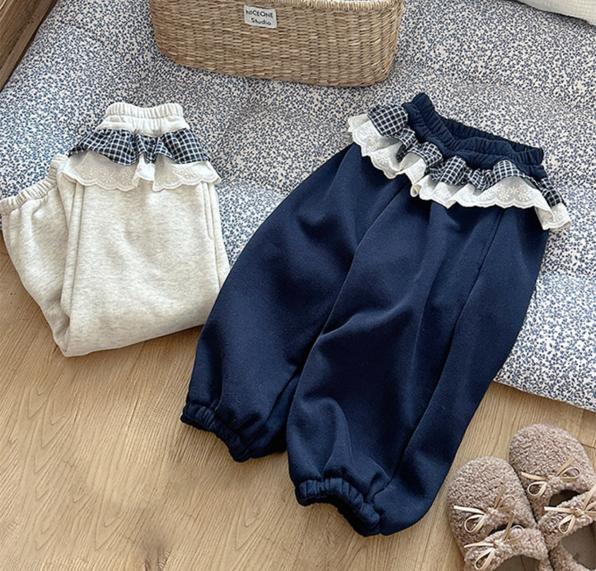 CORORO closet/ 2026 / Check Frill Sweat Pants 🕊️取寄