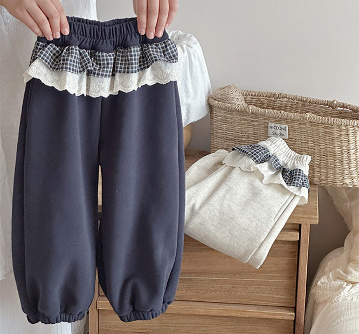 CORORO closet/ 2026 / Check Frill Sweat Pants 🕊️取寄